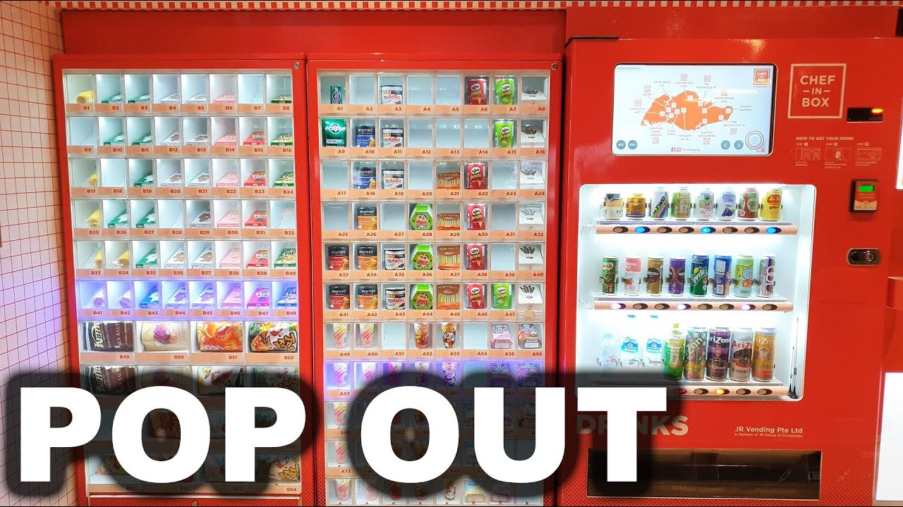 Singapore Vending Machine - Rare Capsule / Locker Vending Machine 玉米自動販賣機