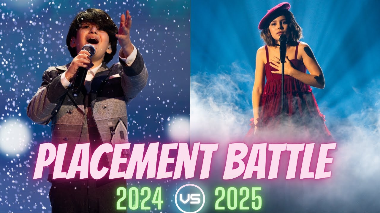 Junior Eurovision:Placement Battle - 2024 vs 2025