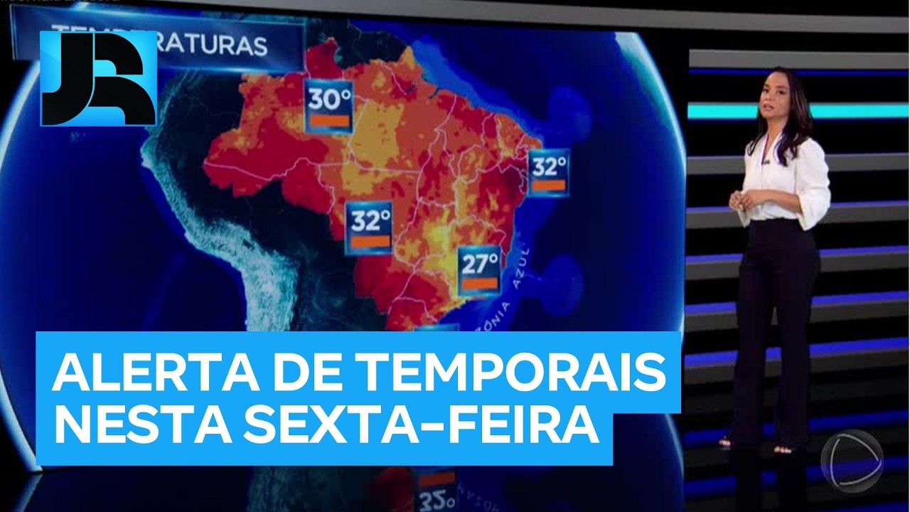 Previsão do Tempo: Sudeste e Centro-Oeste seguem em alerta para temporais nesta sexta-feira (6)