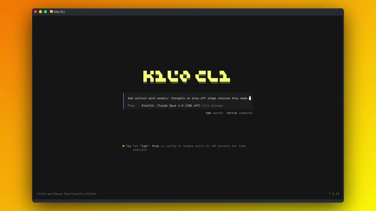 Kilo CLI &mdash; AI-ассистент для программирования с открытым исходным кодом