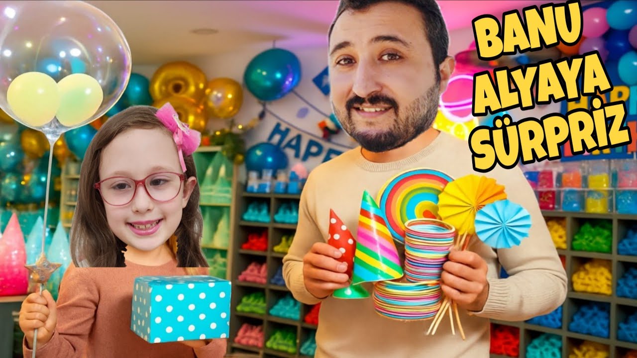 BAHAR VE BABASI İLE PARTİ EVİNE GİTTİK !! BANU ALYAYA DEV SÜRPRİZ YAPTIK !! 