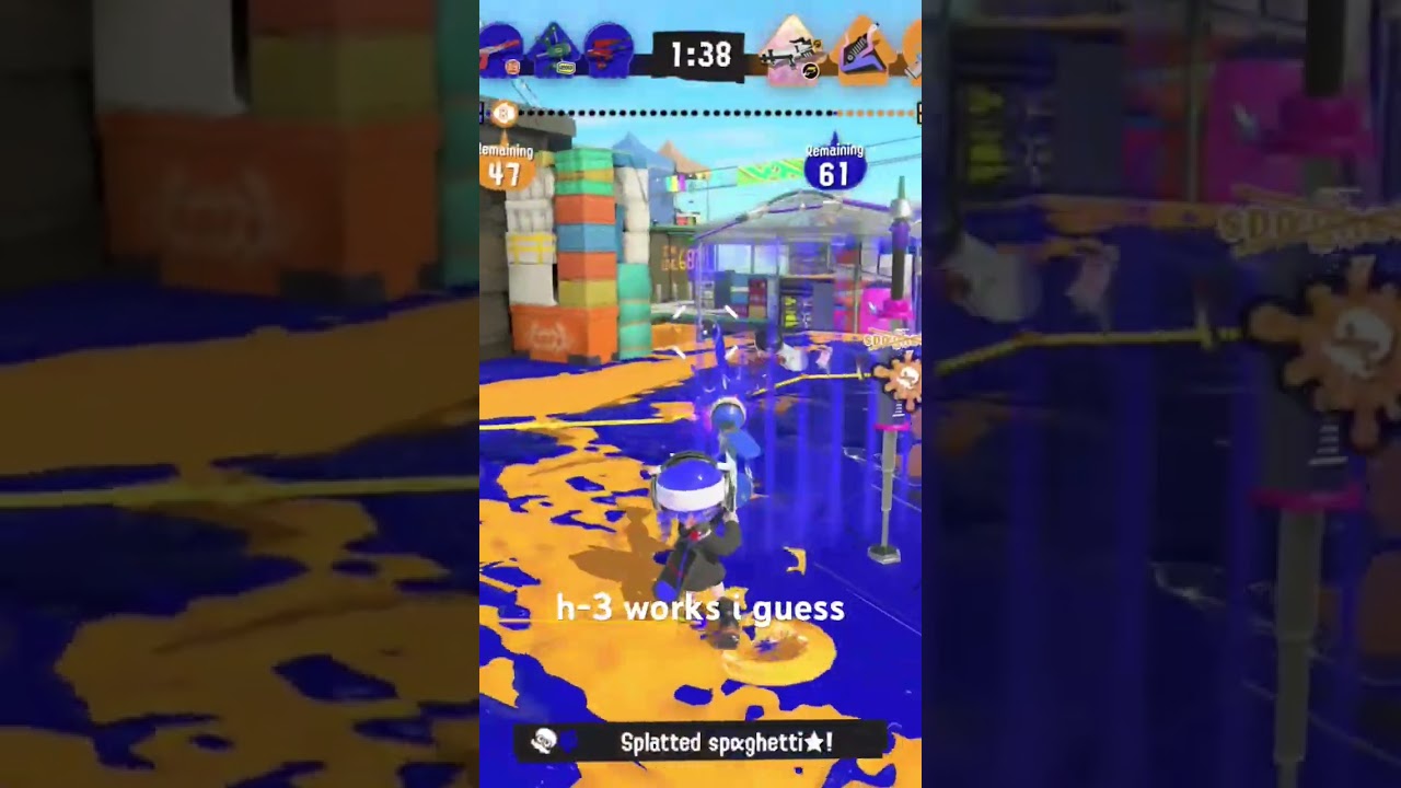 rare H-3 quad #splatoon #splatoon3 #clip