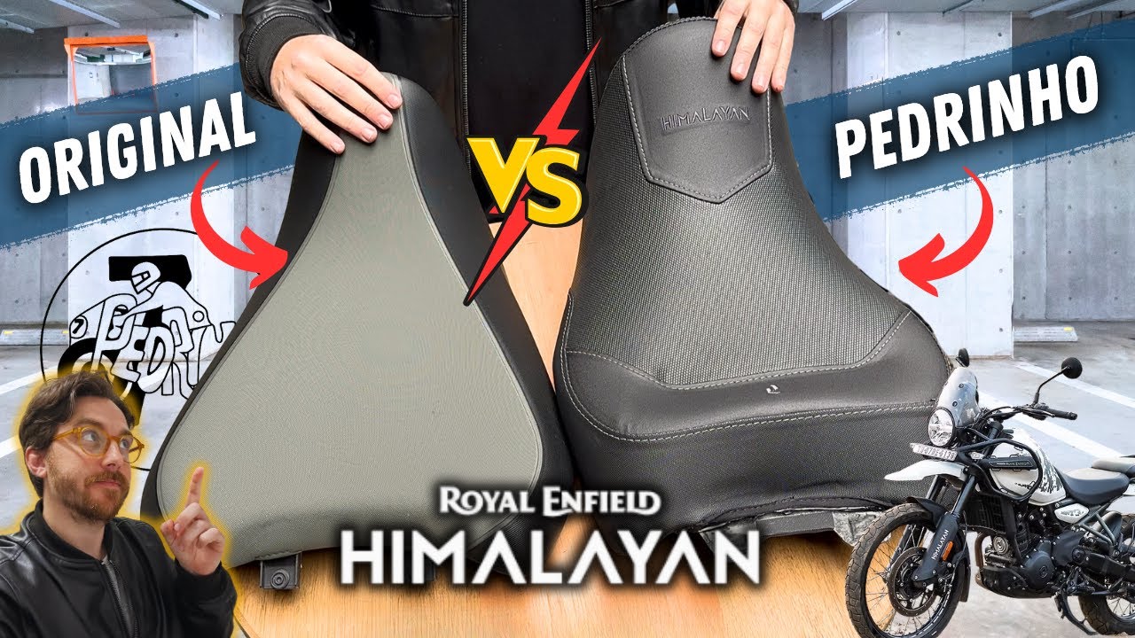 PEDRINHO BANCOS VS BANCO ORIGINAL NA HIMALAYAN 450 - QUAL VALE MAIS A PENA? #himalayan450