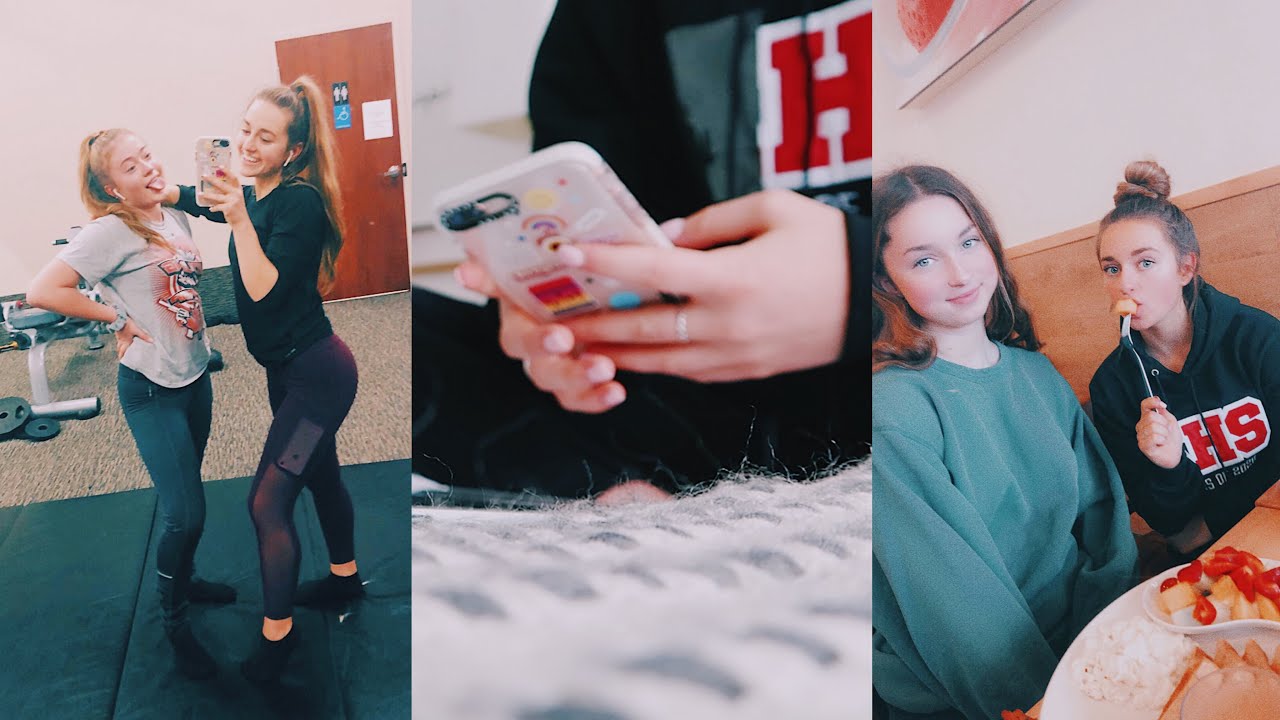 день из моей жизни! (тренировки, монтаж, друзья и многое другое)