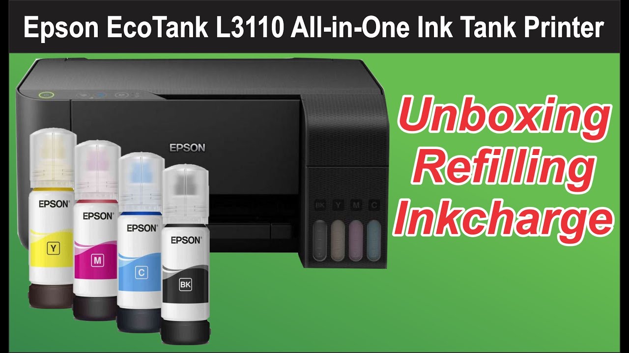 Epson EcoTank L3110 All-in-One Ink Tank Printer | Ink Tank