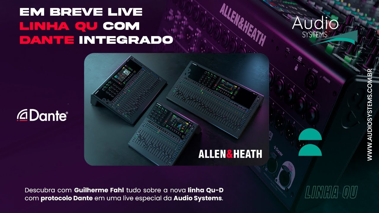 Live Linha Qu com Protocolo Dante