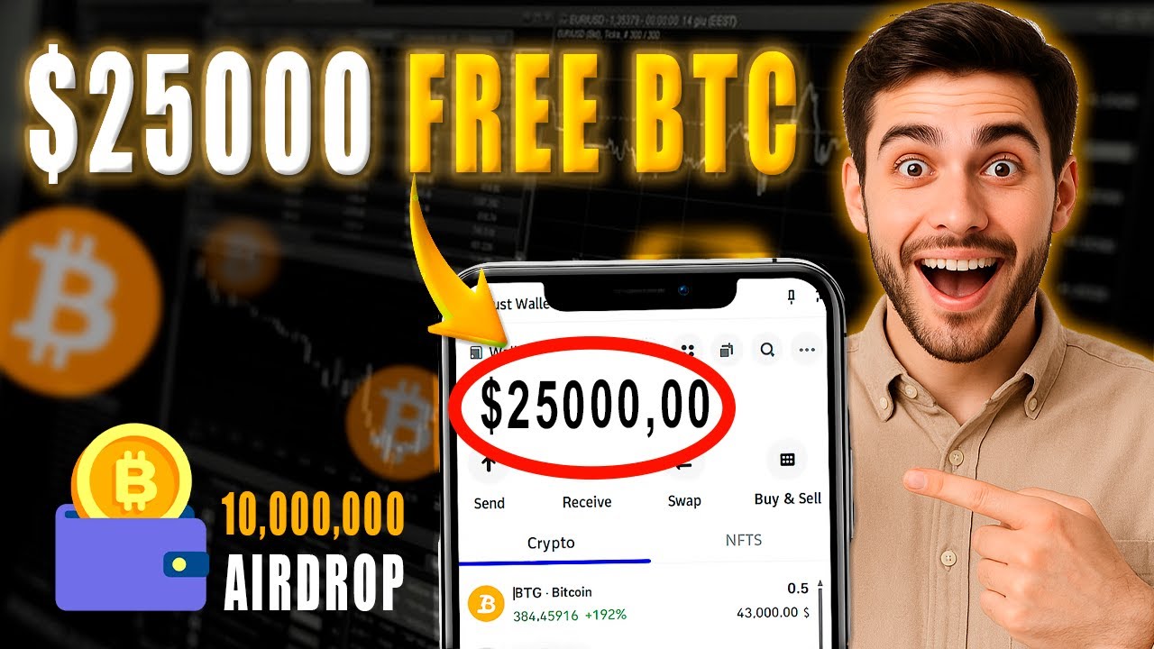 $25,000 FREE Bitcoin Giveaway? Here&rsquo;s How You Can Get It