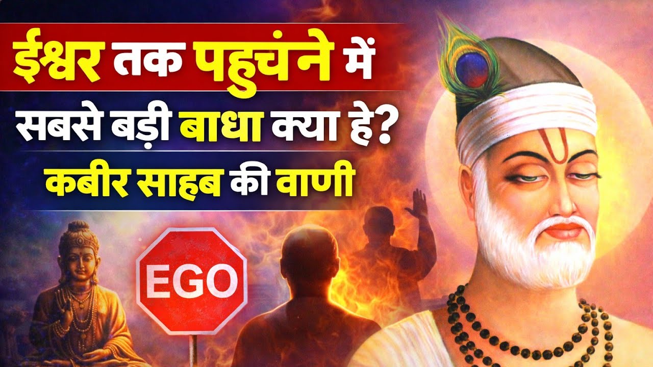 ईश्वर तक पहुँचने में सबसे बड़ी बाधा क्या है? कबीर साहब की वाणी | संत जनों के अनमोल क्रांतिकारी विचार