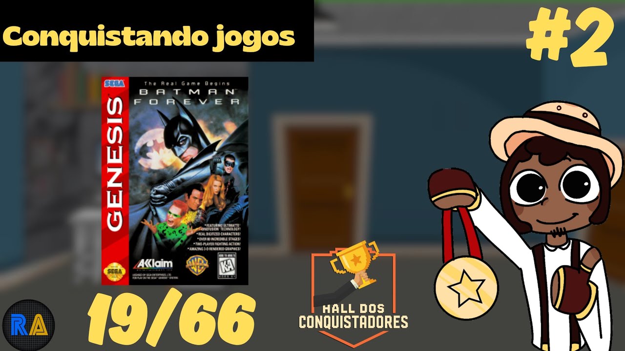 [Shorts] Batman Forever  (MD) - Conquistas do Game (19/66) RA - Parte 02