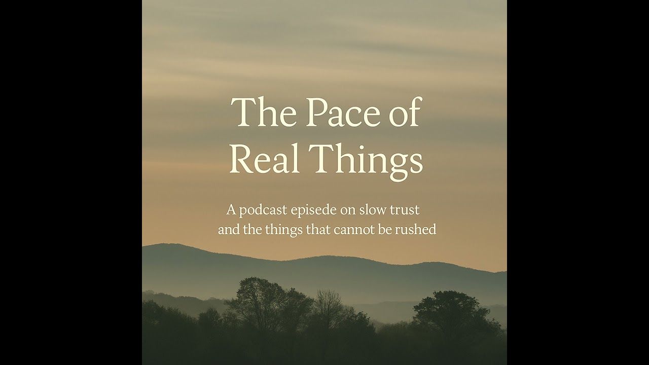 The Pace of Real Things