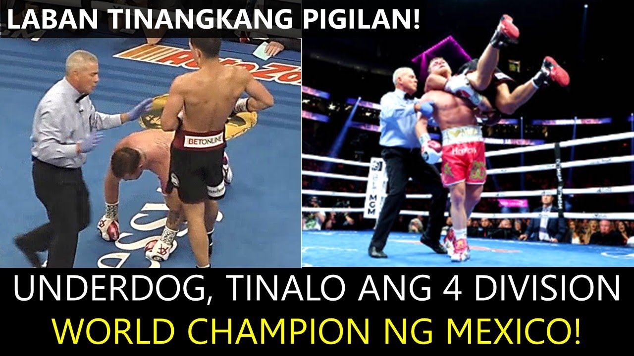 UNDERDOG DAW, PERO TINALO ANG 4 DIVISION WORLD CHAMPION AT BOXING SUPERSTAR NG MEXICO!