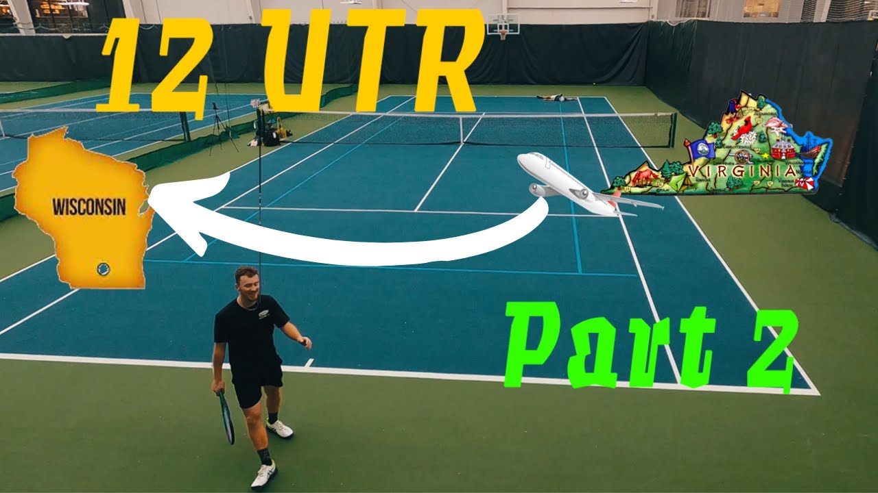 This is why the pros have line judges... MONSTER UTR 12 vs NTRP 5.0 Tennis Singles | Part 2
