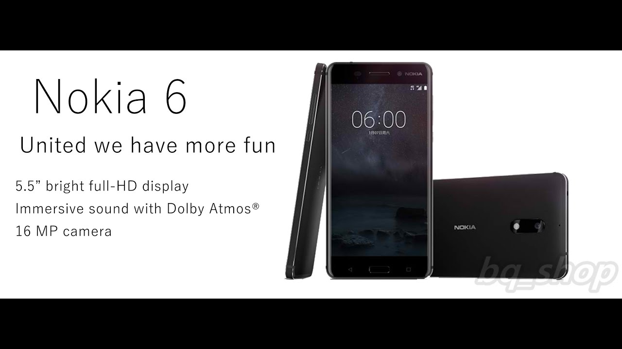 Nokia 6 Dual SIM 32GB Black 5.5