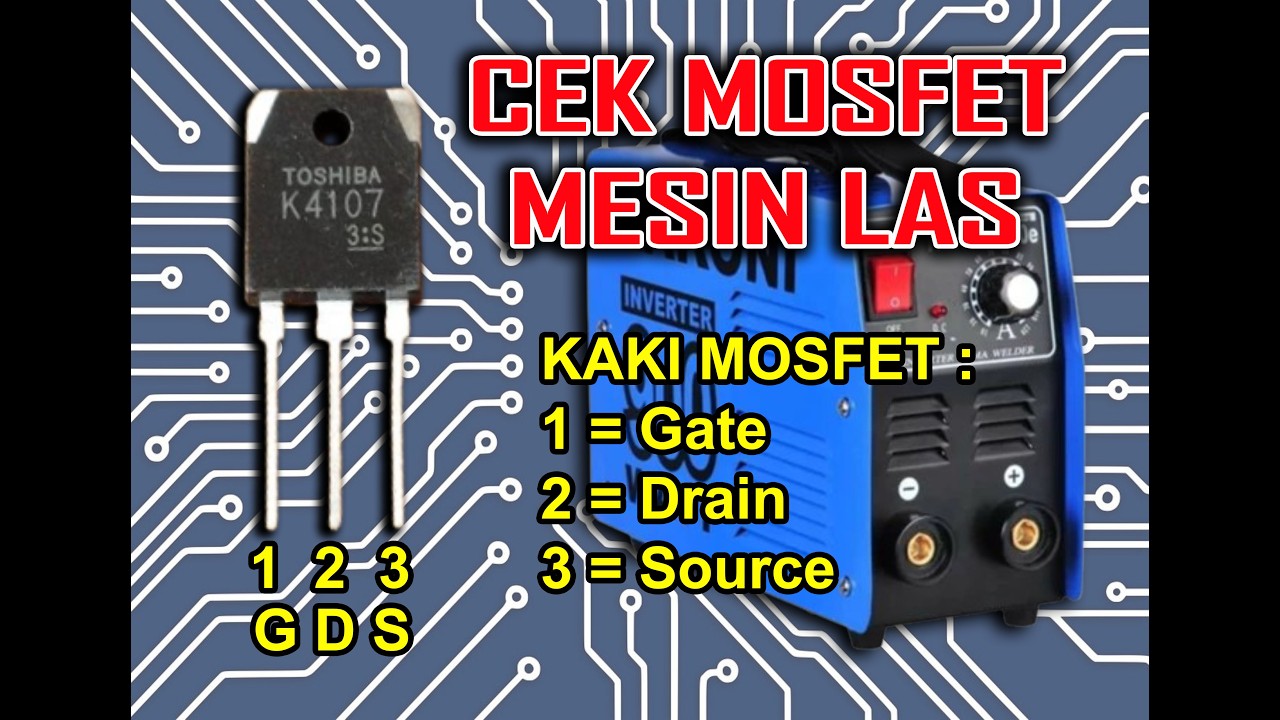 Cara Pengecekan Mosfet Mesin Las Menggunakan Multitester Analog