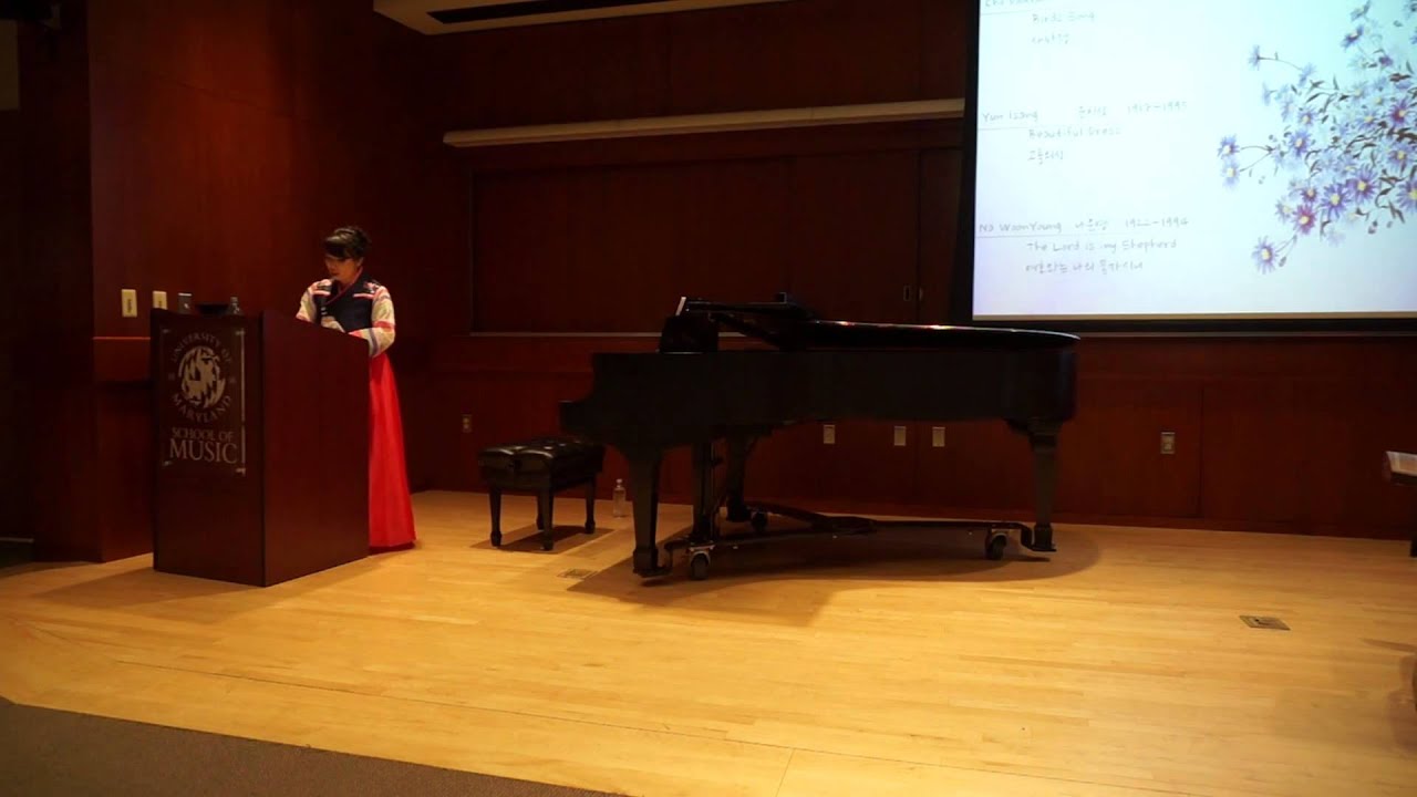 Lecture - Introduction to Korean Art Song