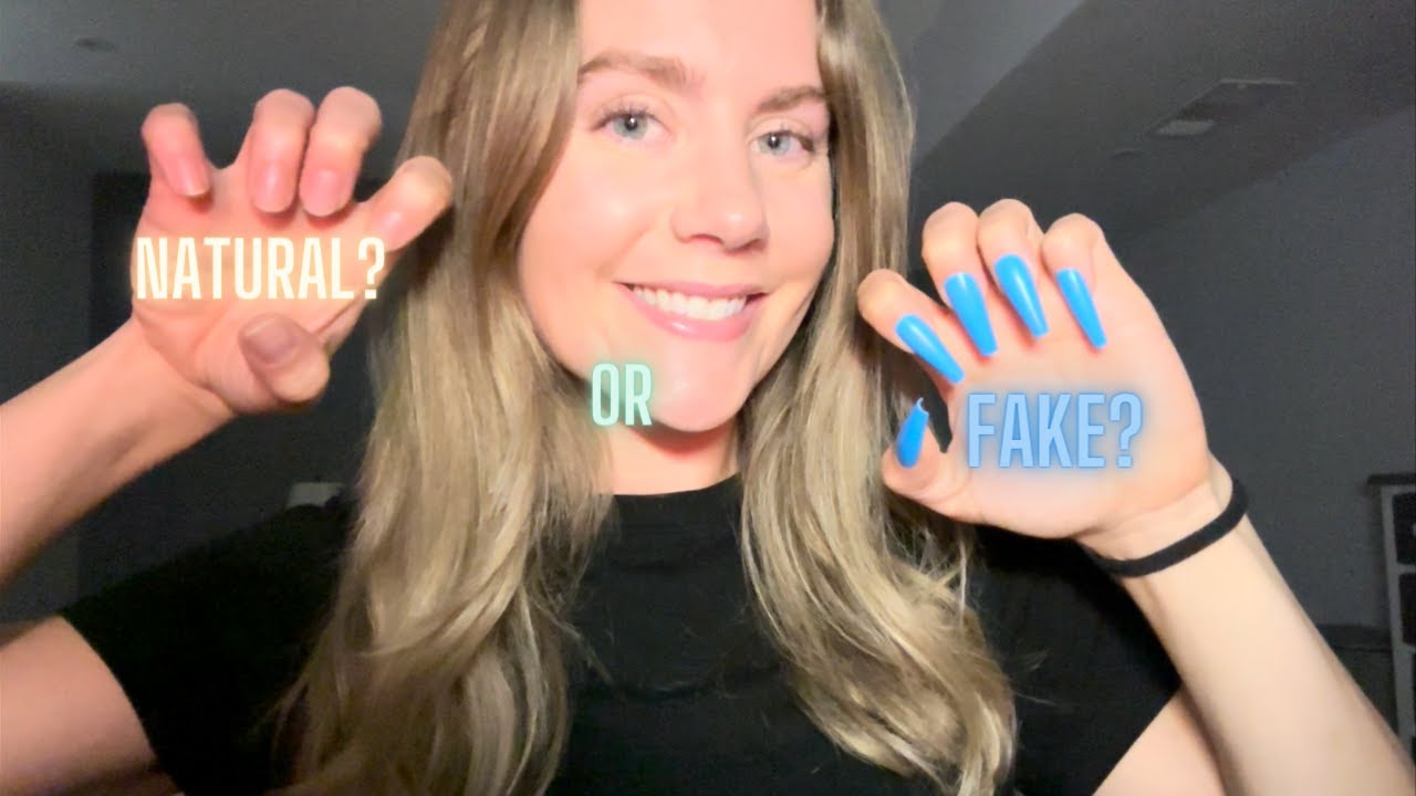 ASMR ~ Natural and Fake Nail Triggers ~ Which Do You Prefer???💅🏼