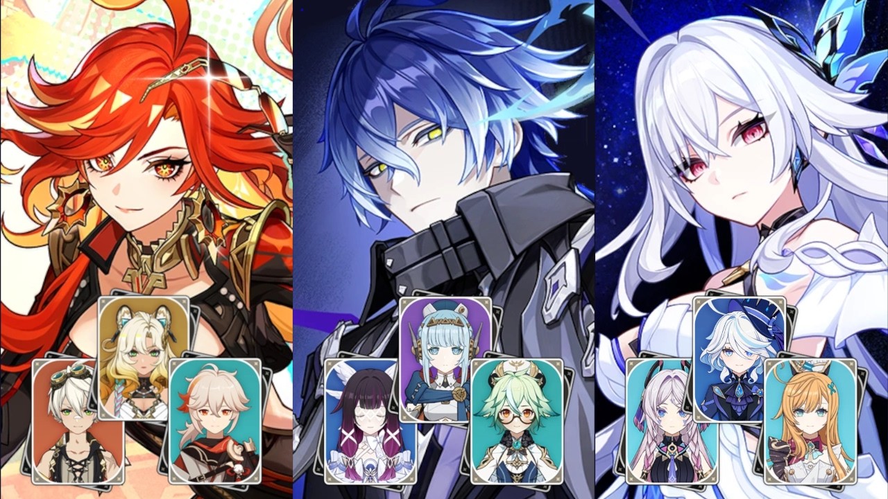 Stygian Onslaught Luna V Dire - Mavuika, Flins and Skirk