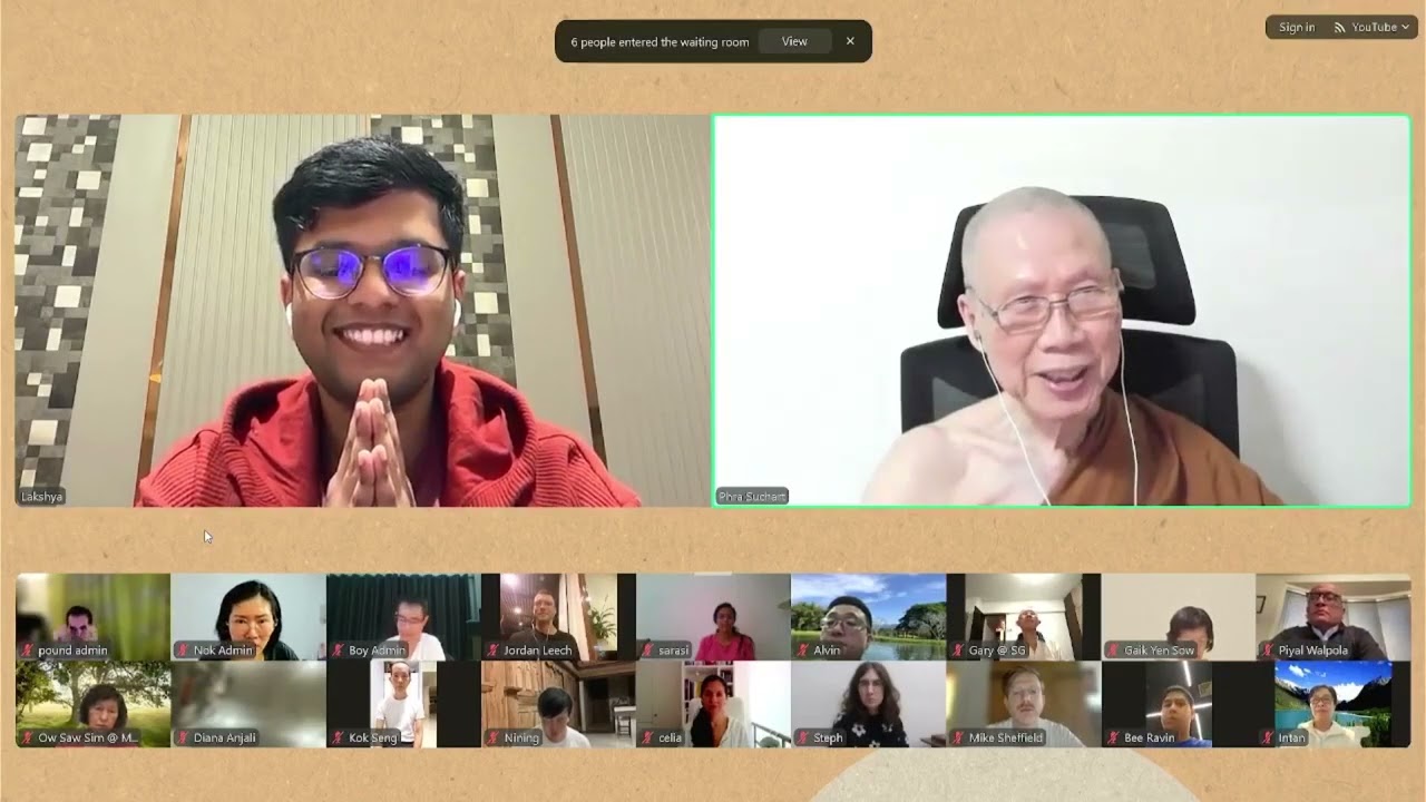 Dhamma chat via Zoom, January 6, 2026.