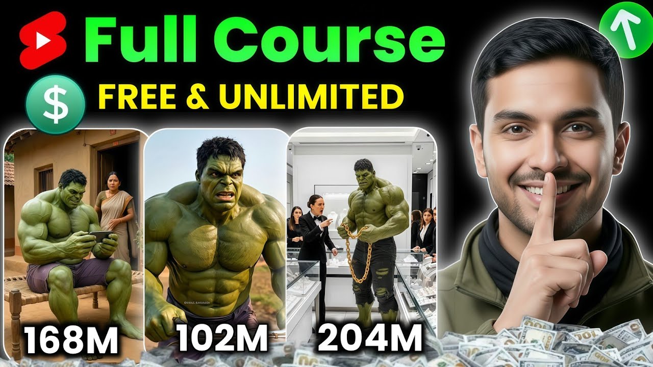 How To Make Perfect Hulk AI Videos | Complete Master Class Course 