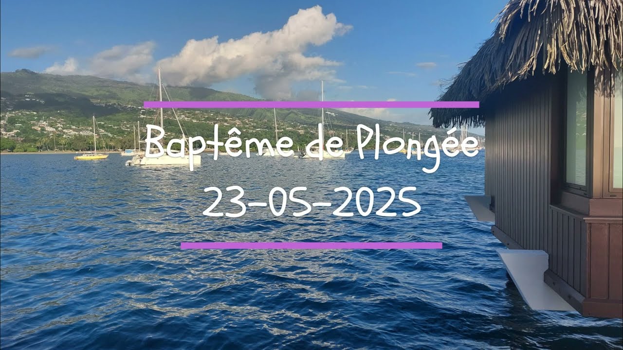 Plongée avec Scuba Diving le 23 05 2025 à l'intercontinental à Tahiti