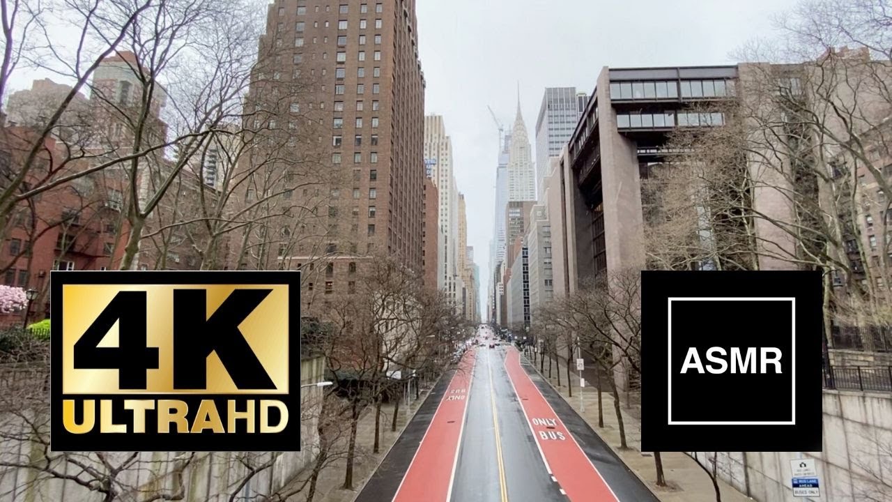 CROSSING MANHATTAN – EAST RIVER TO HUDSON RIVER, NEW YORK - Day 21 State of Emergency - 4K WALK/ASMR