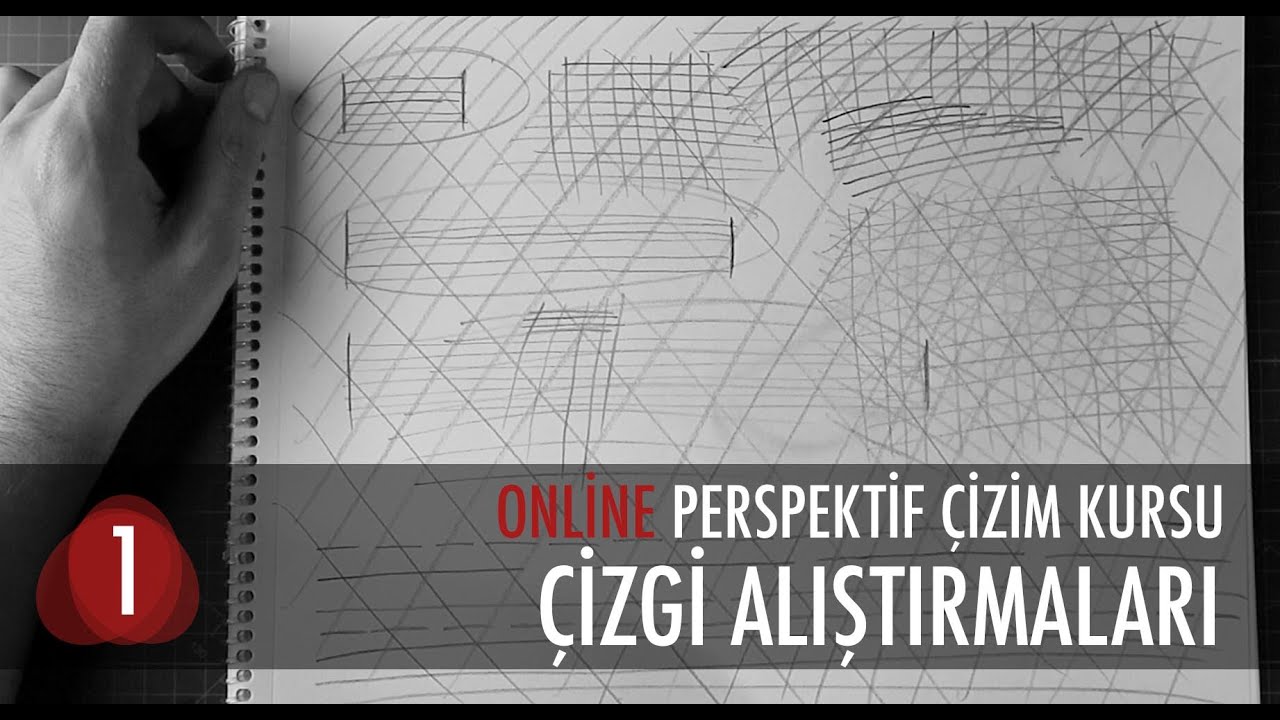ÇİZGİ ALIŞTIRMALARI - Perspektif Kursu - #Ç0016