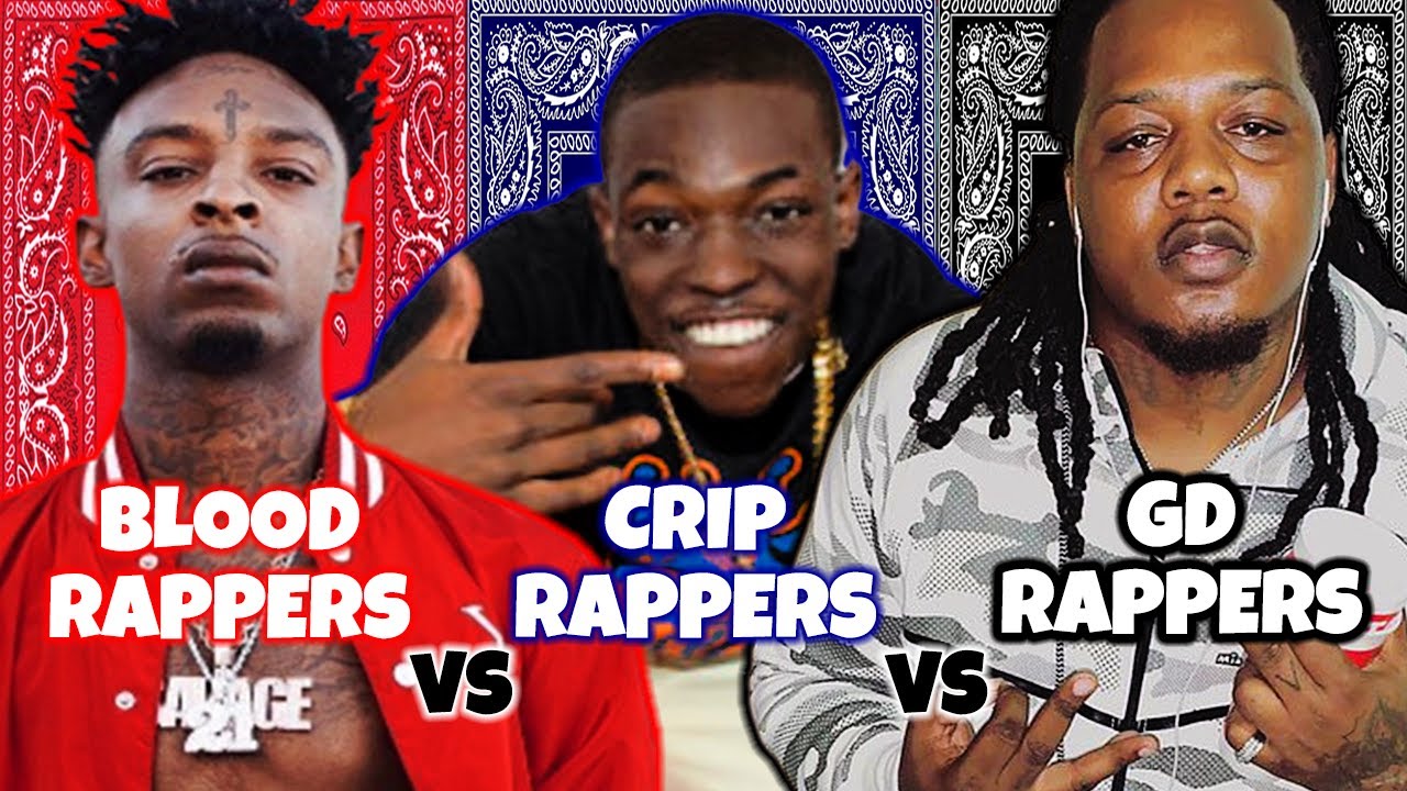 Blood Rappers против Crip Rappers против Gangster Disciple Rappers