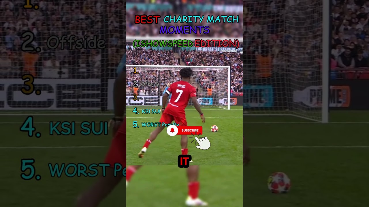BEST MOMENTS OF SIDEMEN CHARITY MATCH!! (ISHOWSPEED EDITION) #speed #sidemen #charitymatch