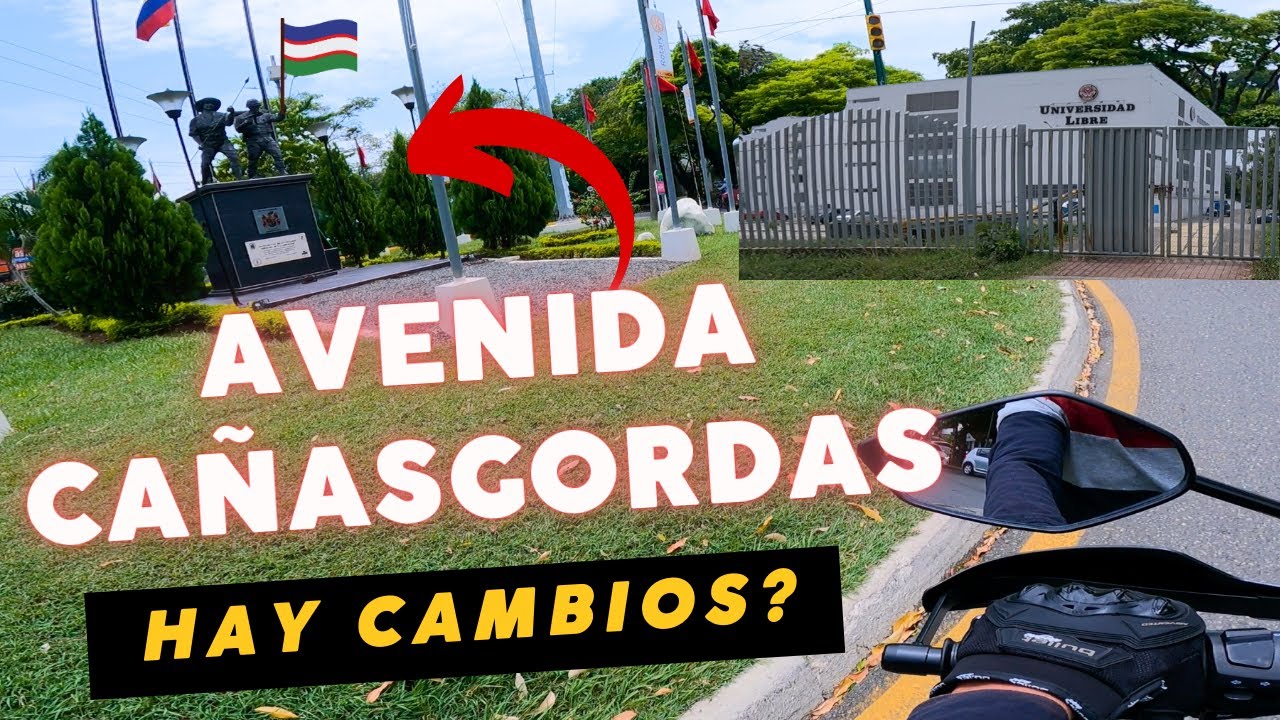 CALI 🇨🇴 AVENIDA CAÑASGORDAS Sorpresa Universidad Libre Motovlog