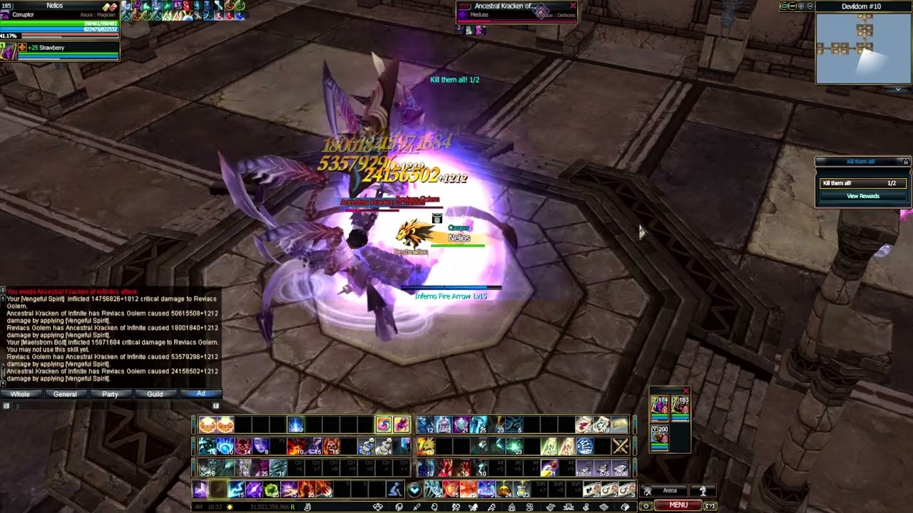 Rappelz Gambit Corruptor 185 solo s6 devildom