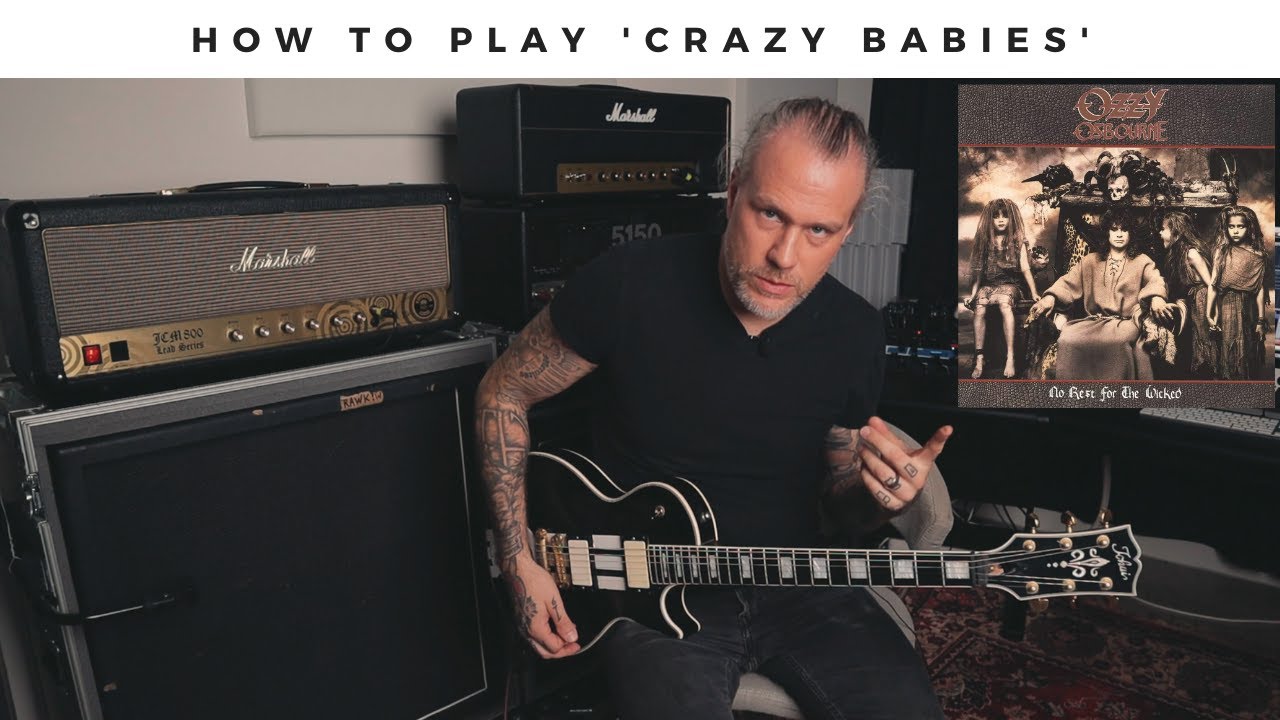 How to play Ozzy Osbourne's 'CRAZY BABIES' on guitar.