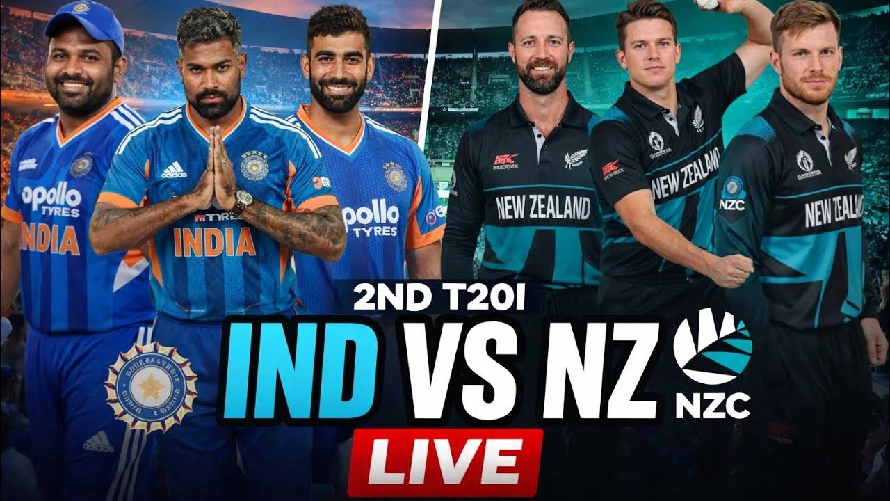IND 🇮🇳 vs NZ 🇳🇿 | 2nd T20I 🔴 LIVE | Cricket 26 Gameplay 😱