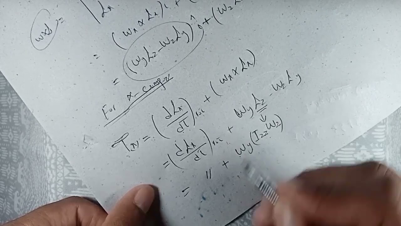 Euler Equation for Rigid Body | Easy Method to Understand | Classical Mechanics | Vid#17(c)