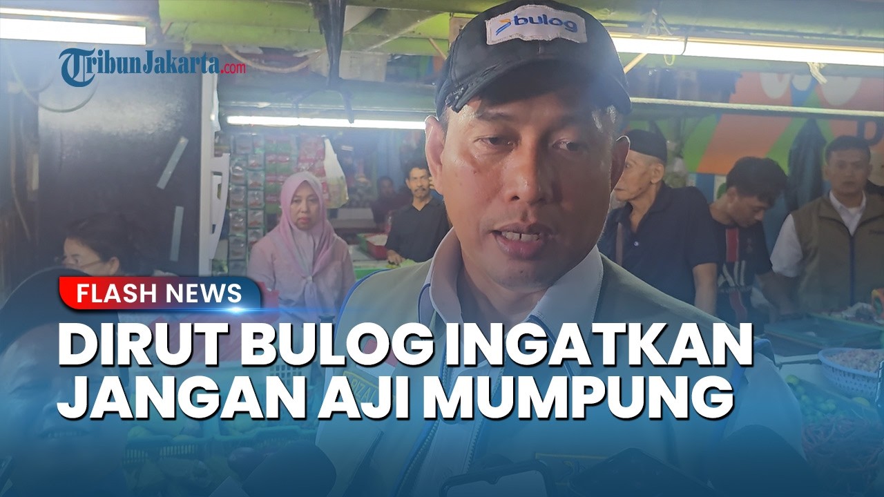 Sidak ke Bahan Pokok di Jakarta, Dirut Bulog Ingatkan Pedagang Jangan Aji Mumpung Naikkan Harga