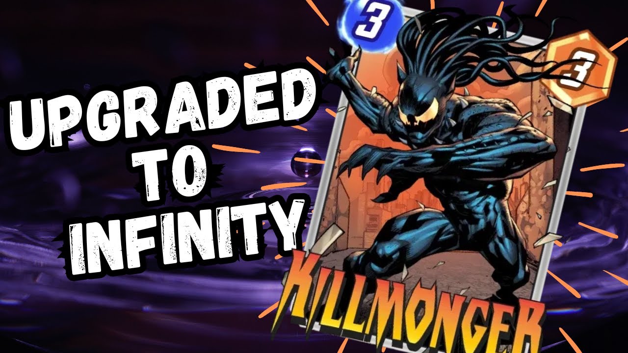 Killmonger Venomized Variant Upgraded to Infinity - Marvel Snap