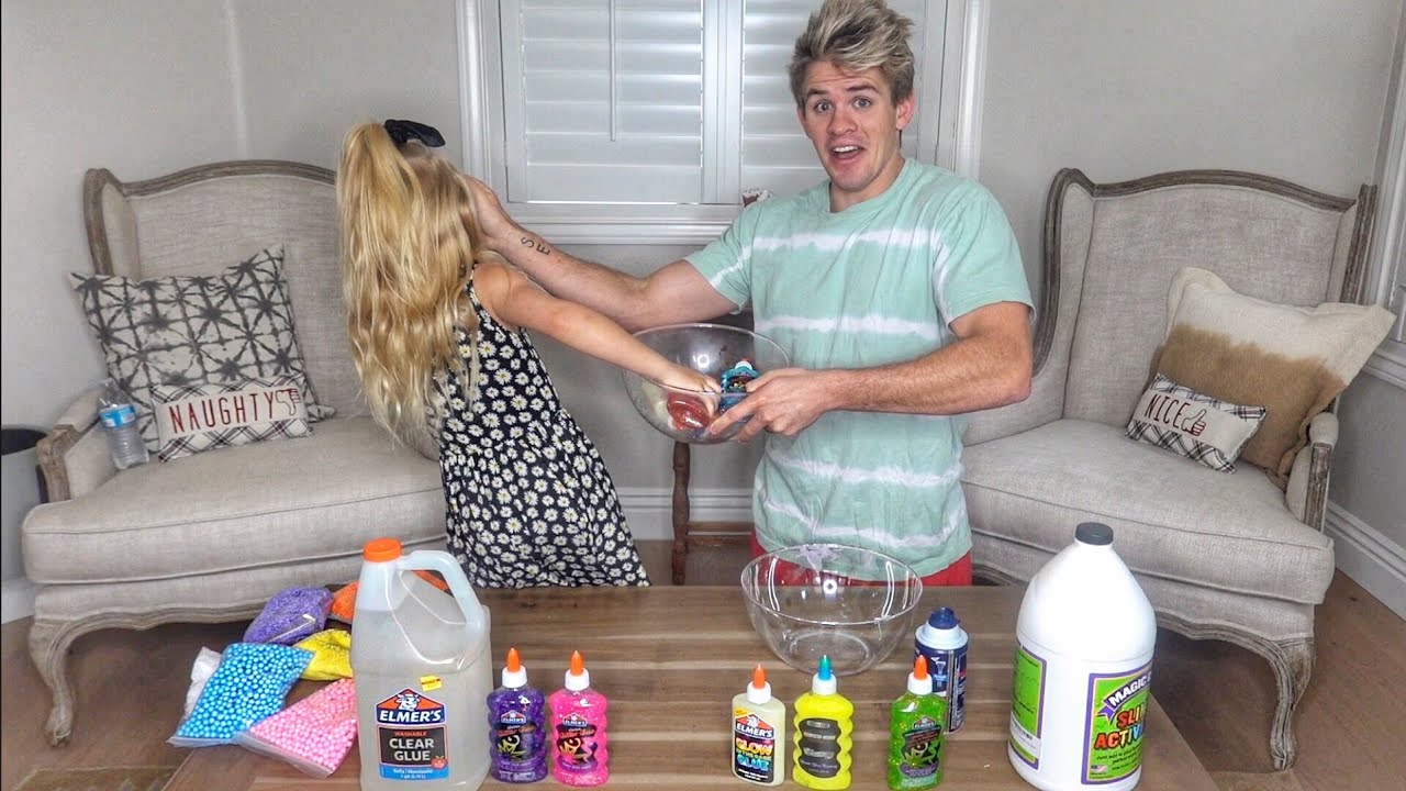 Don't Choose The Wrong 3 Colors Of Glitter Glue Challenge!!!
