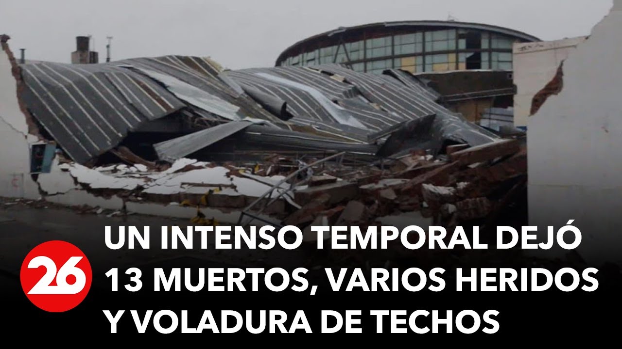 Bahía Blanca: un intenso temporal dejó 13 muertos, varios heridos y voladura de techos