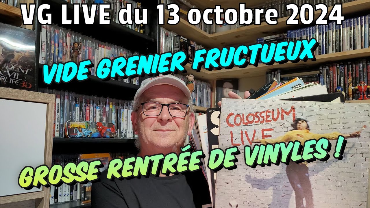 Vide grenier live 13/10/24 - Grosse rentrée de 22 vinyles !!!