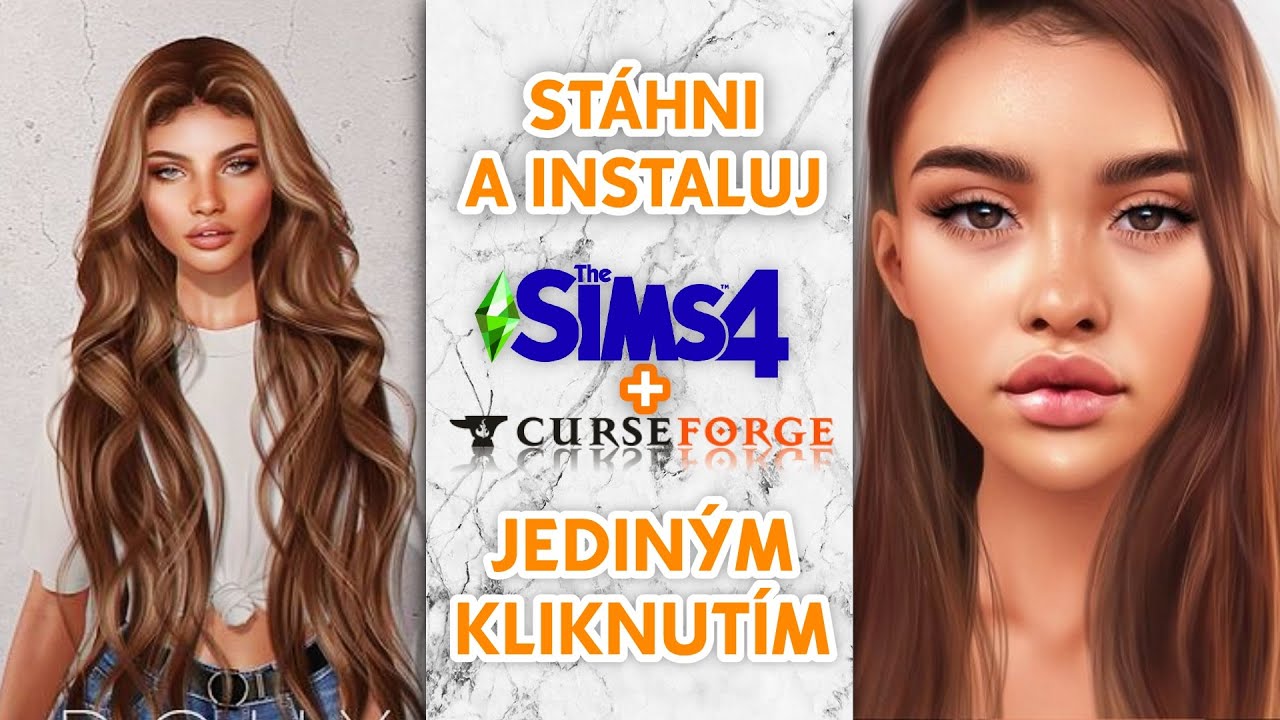 😍 STÁHNI A NAINSTALUJ DOWNLOADY (CC) JEDNÍM KLIKNUTÍM 😨 | The Sims 4 + CurseForge
