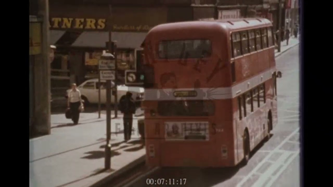Adventures on the Bus Network in Swansea, 1980s - Archive Film 1009978