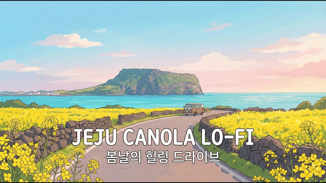 [Lo-fi] 에메랄드빛 바다로 떠나는 드라이브 🚗 | Study & Relaxing Beats (1 Hour Loop)