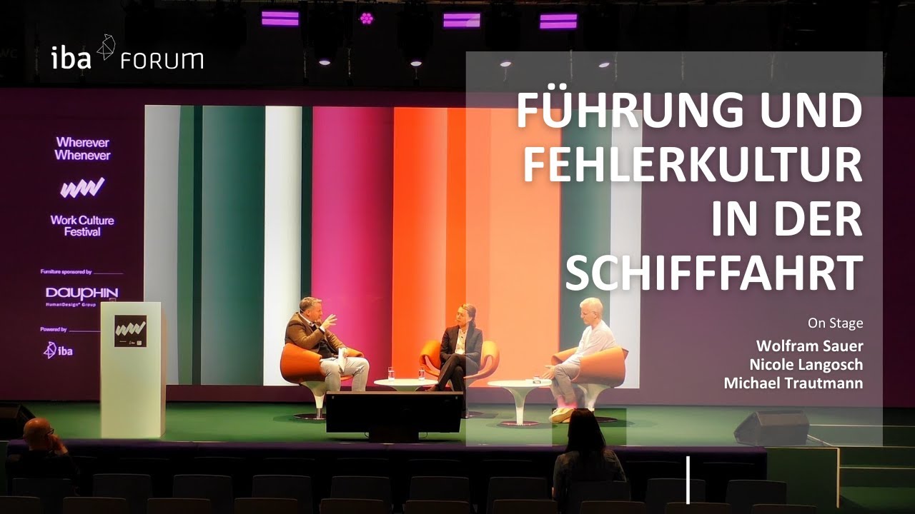 WW – Work Culture Festival 2024: New Work - Führung und Fehlerkultur in der Schifffahrt