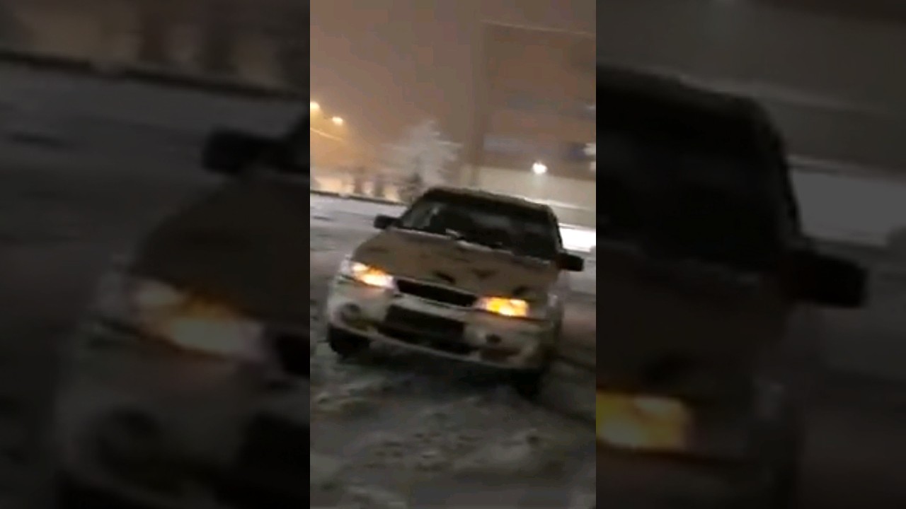 #lastchristmas #spinning in #snow #daewoo #cielo #nexia #levisgarage
