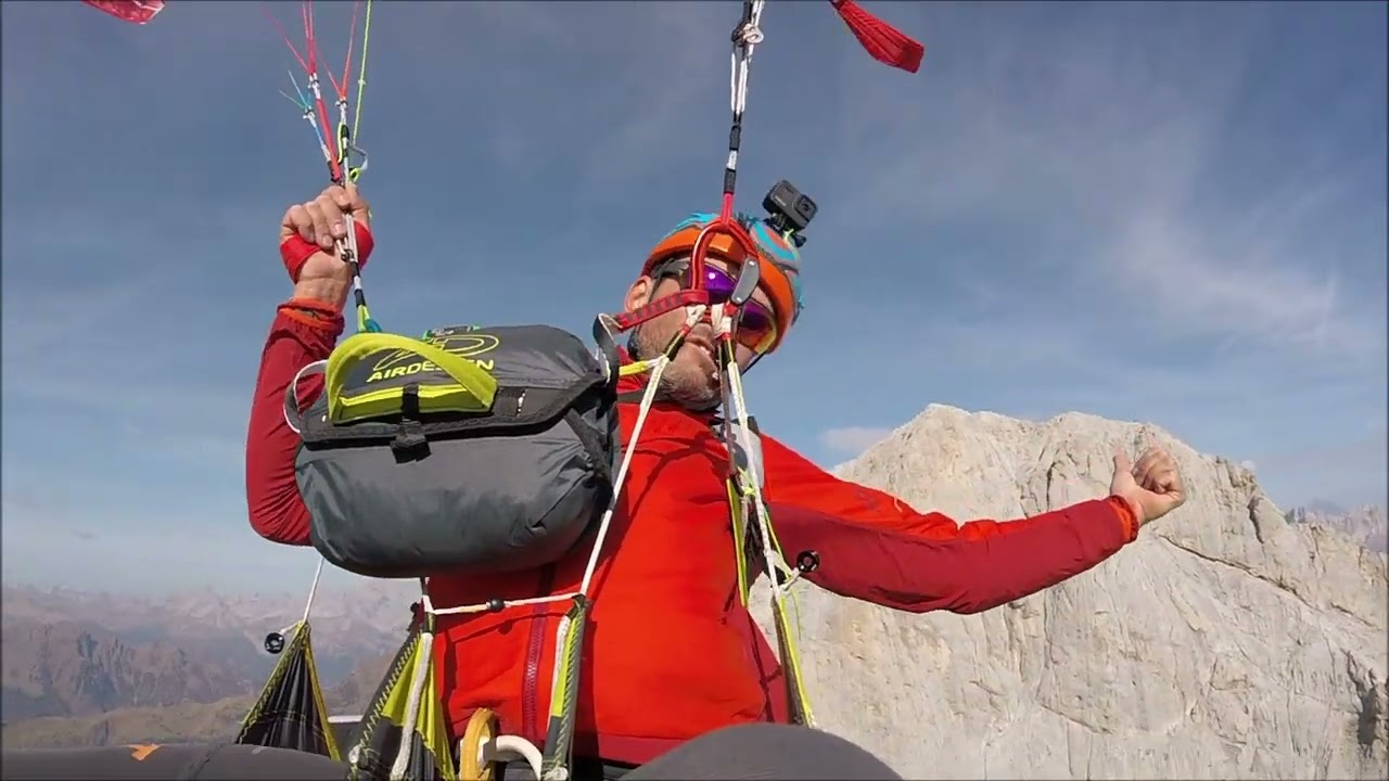 Monte Agner climb and fly with UFO 2