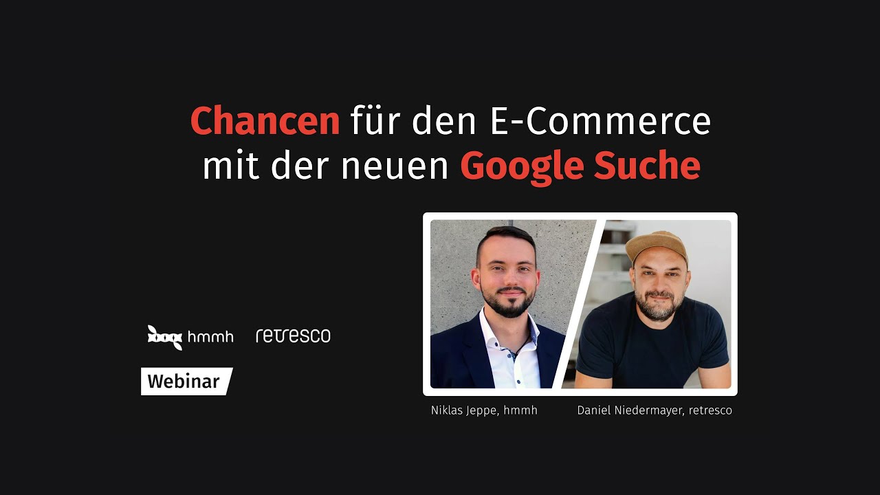 SGE Search Generated Experience! - Webinar mit Retresco