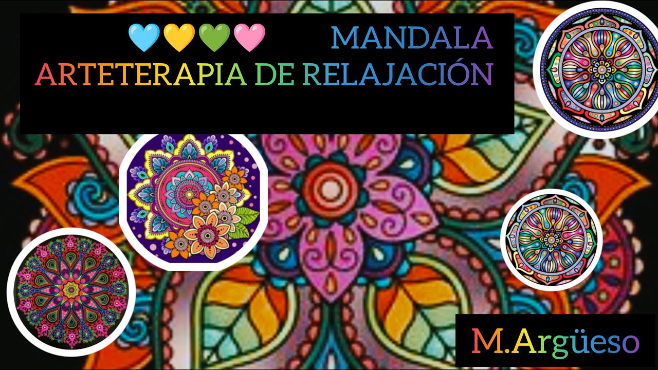 ARTETERAPIA de relajación EL MANDALA- Relaxation art therapy THE MANDALA- 🎧 -edi. de vídeo M.Argüeso