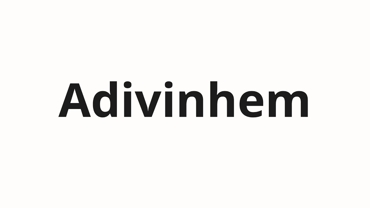 Как произносить Adivinhem