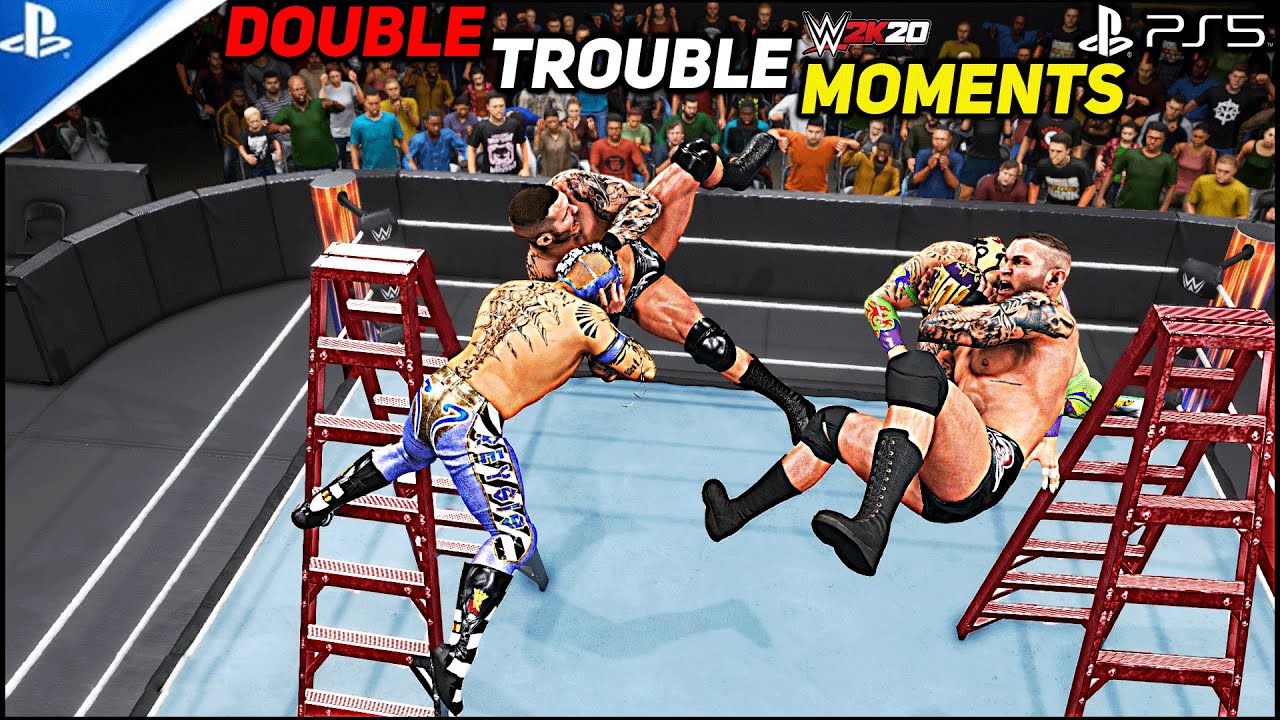 Double Trouble Moments WWE 2K20 on PS5! 4K 60FPS