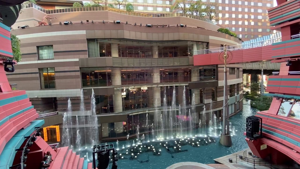 いろんな角度から「君の瞳に恋してる」キャナルシティ博多噴水ショー