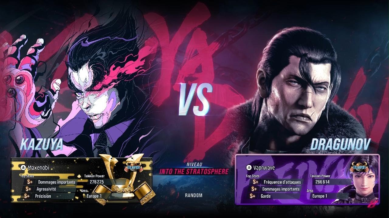 Tekken 8 Ranked - Kazuya [Bushin] vs Dragunov [Bushin]
